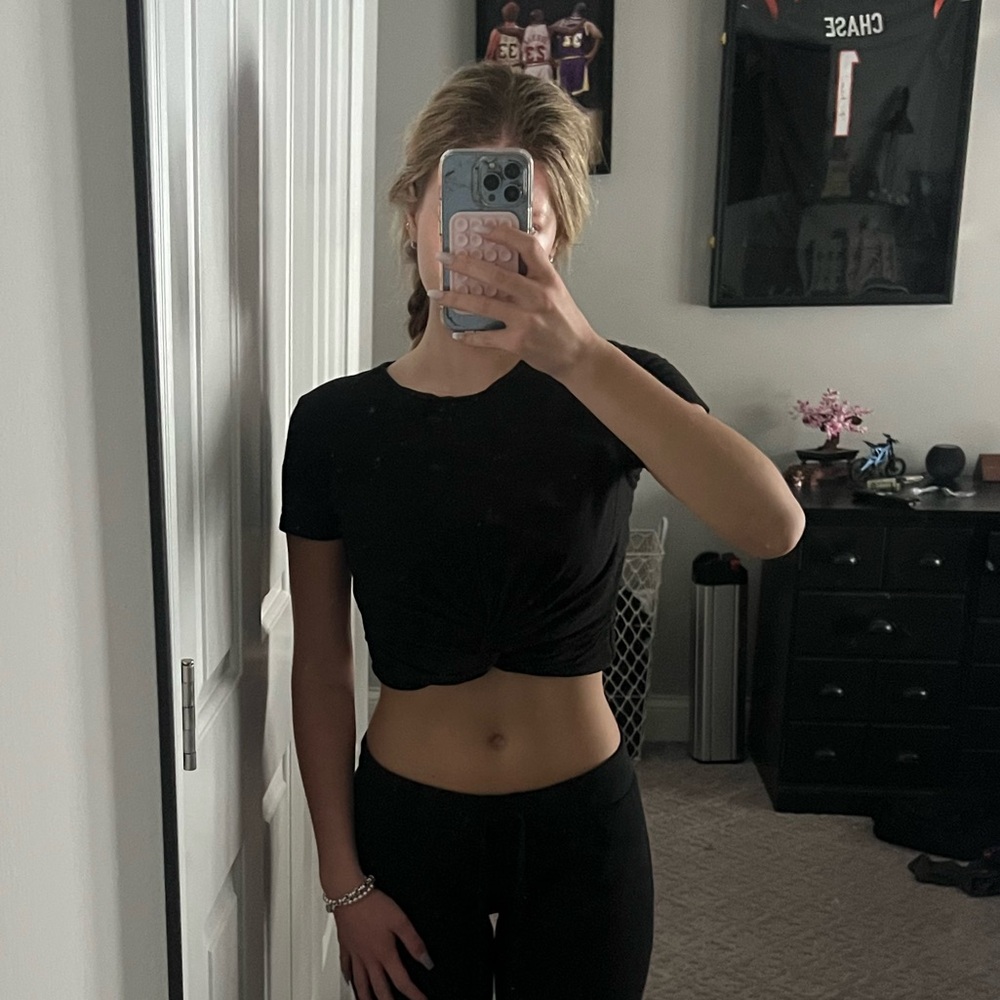 Zara Black Women's Crop Top